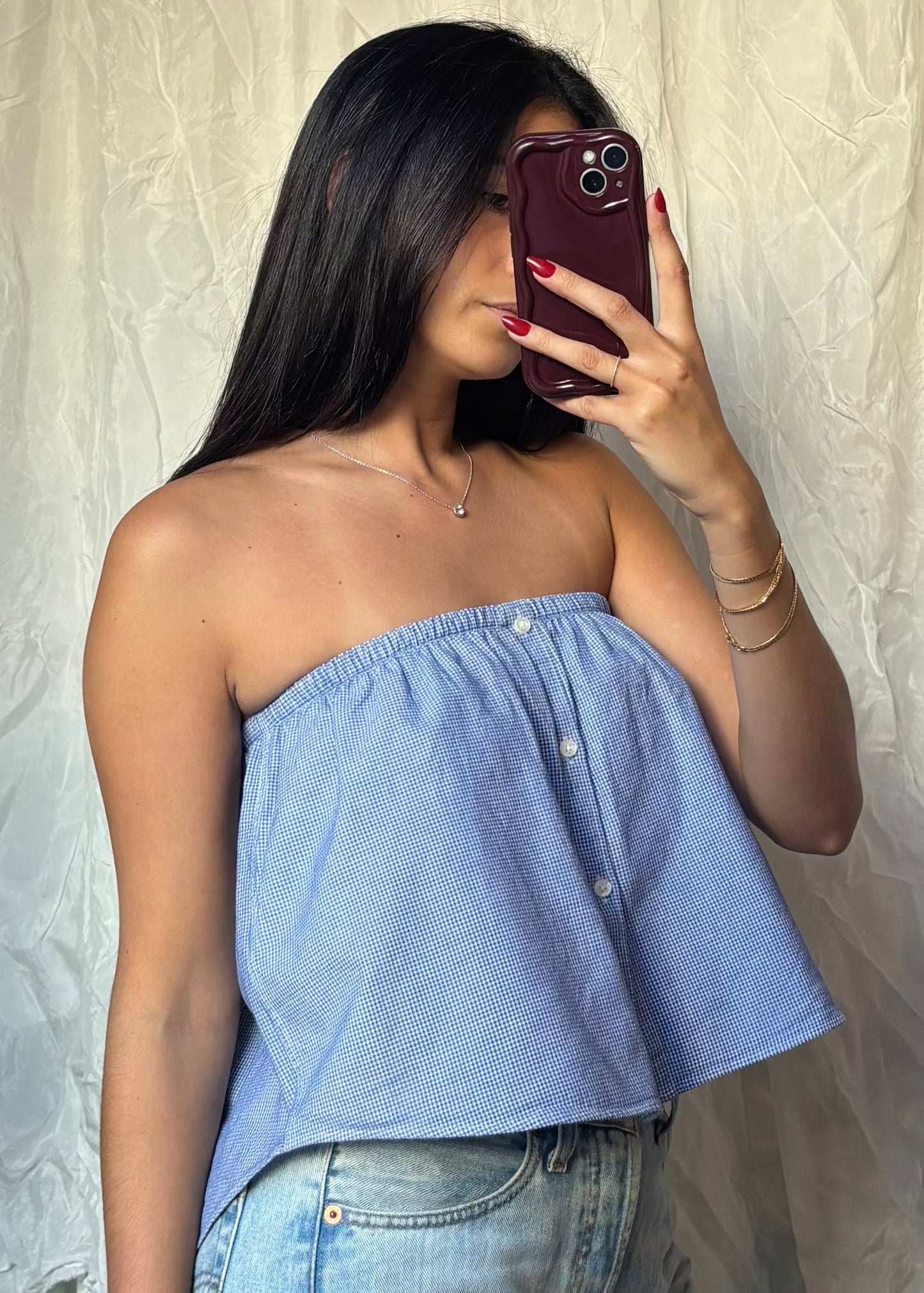 Top Giulia, Bleu, XS-S