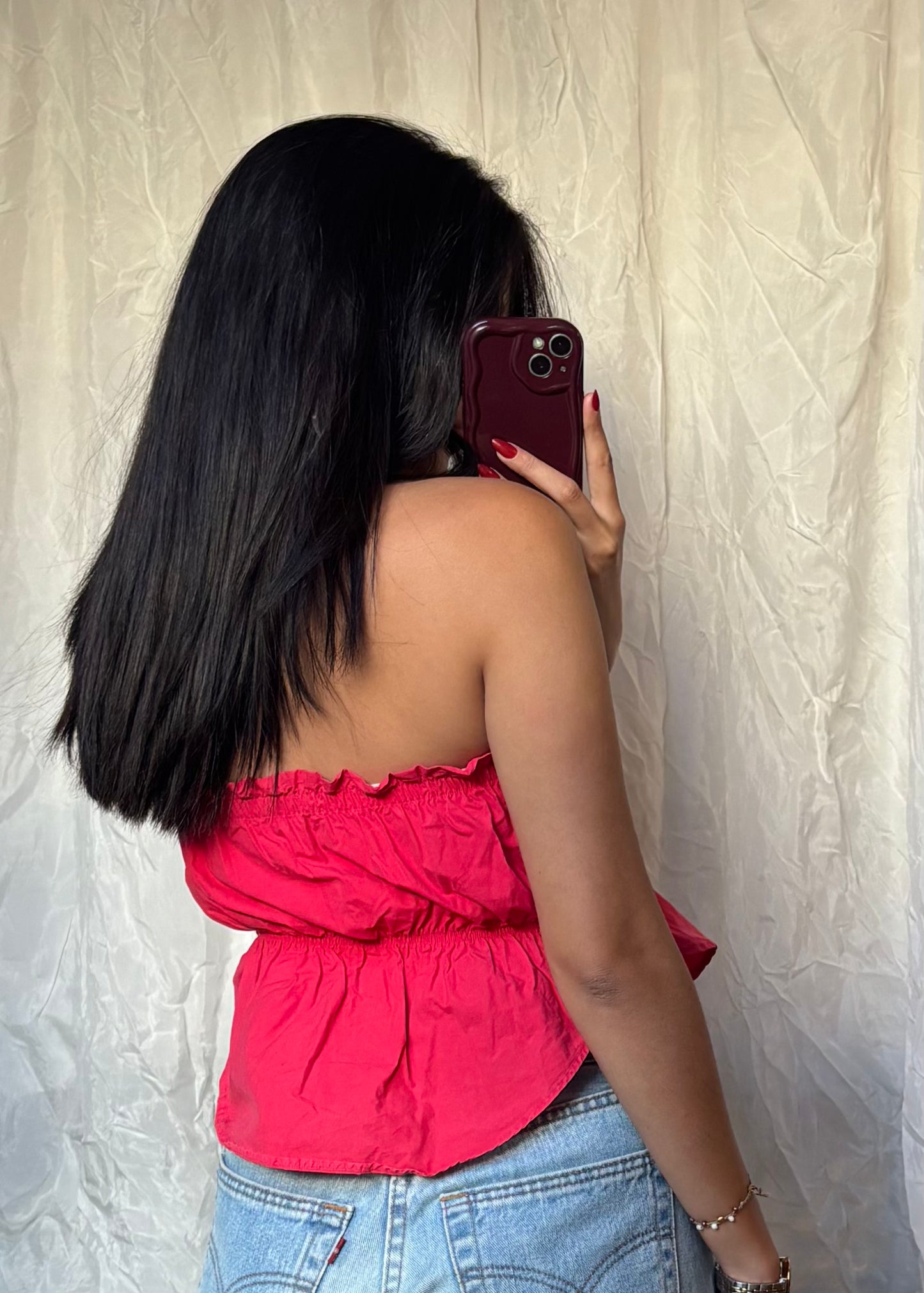Top Luna, Rouge, XS-S