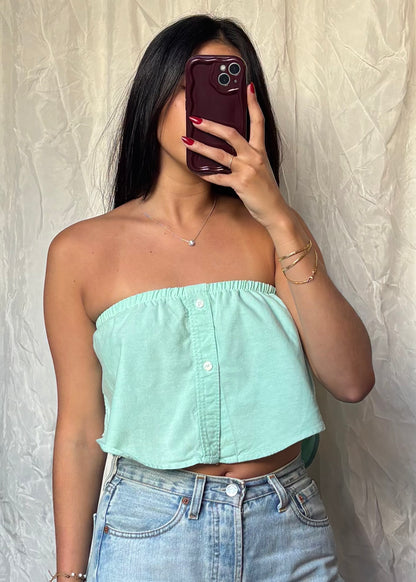 Top Giulia, Vert menthe, XS-S