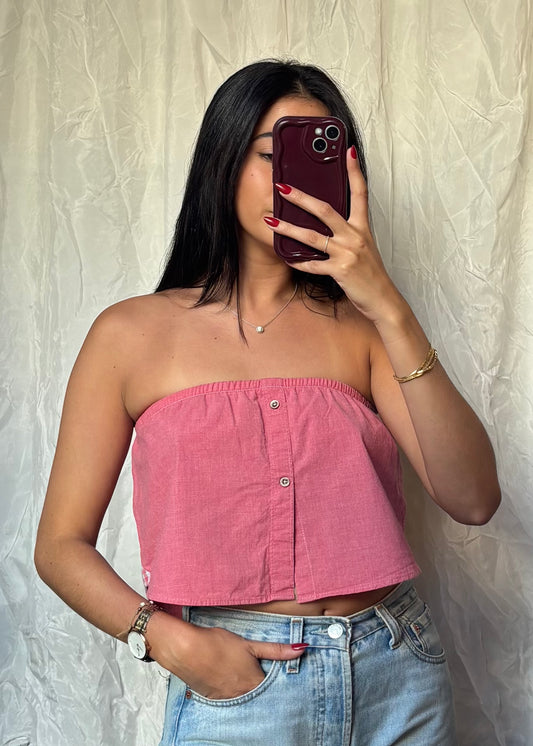 Top Giulia, Rose saumon, XS-S