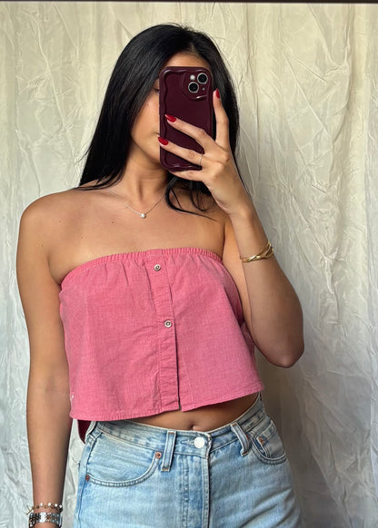 Top Giulia, Rose saumon, XS-S