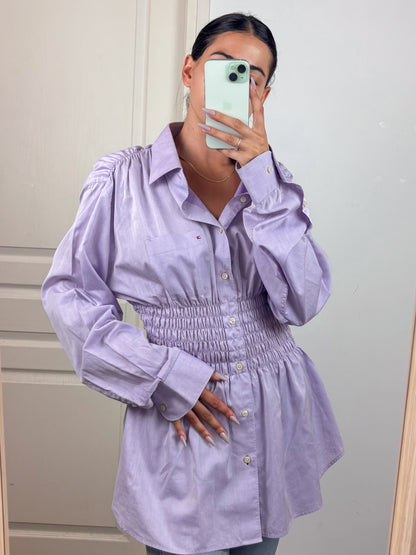 CHEMISIER ARIA - LAVANDE- M/L